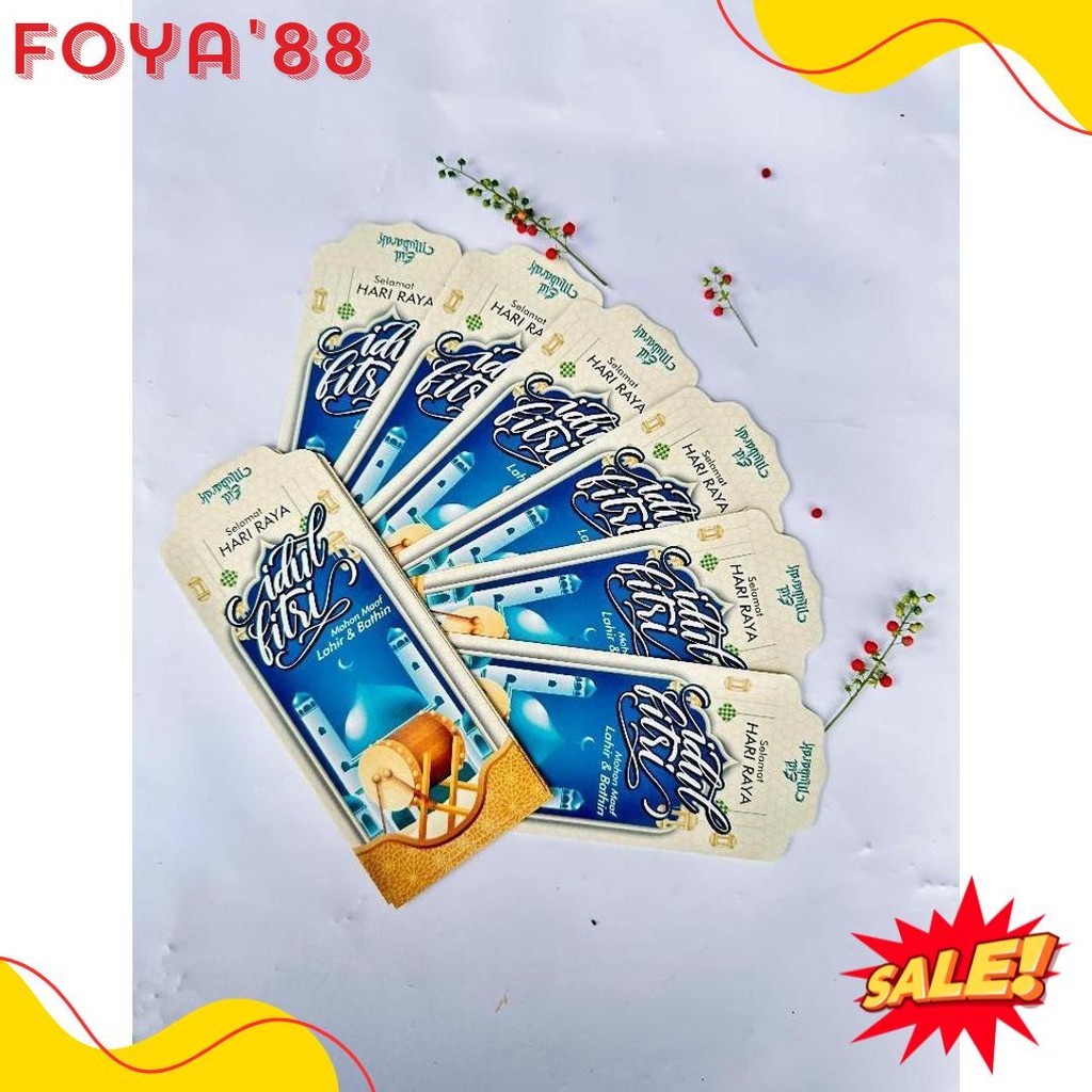 

(100 Lembar) Amplop Lebaran Panjang Isi 100 Lembar Tema Masjid / Angpao Thr Idul Fitri Hari Raya 1 Pak Isi 100 Lembar Diskon Setengah Harga