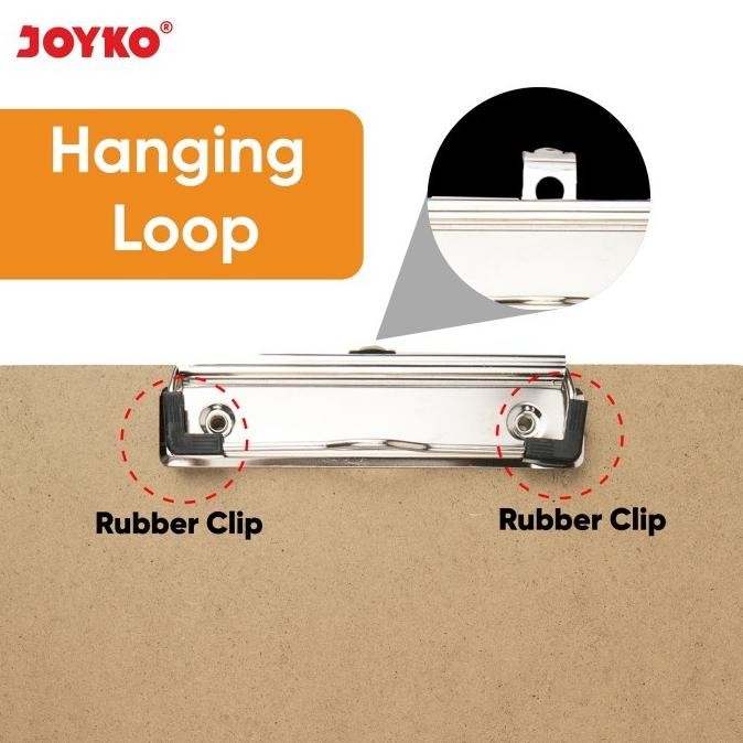 

Joyko Clipboard A4 F4 Kecil Folio / Papan Jalan Alas Ujian Kayu Kasir