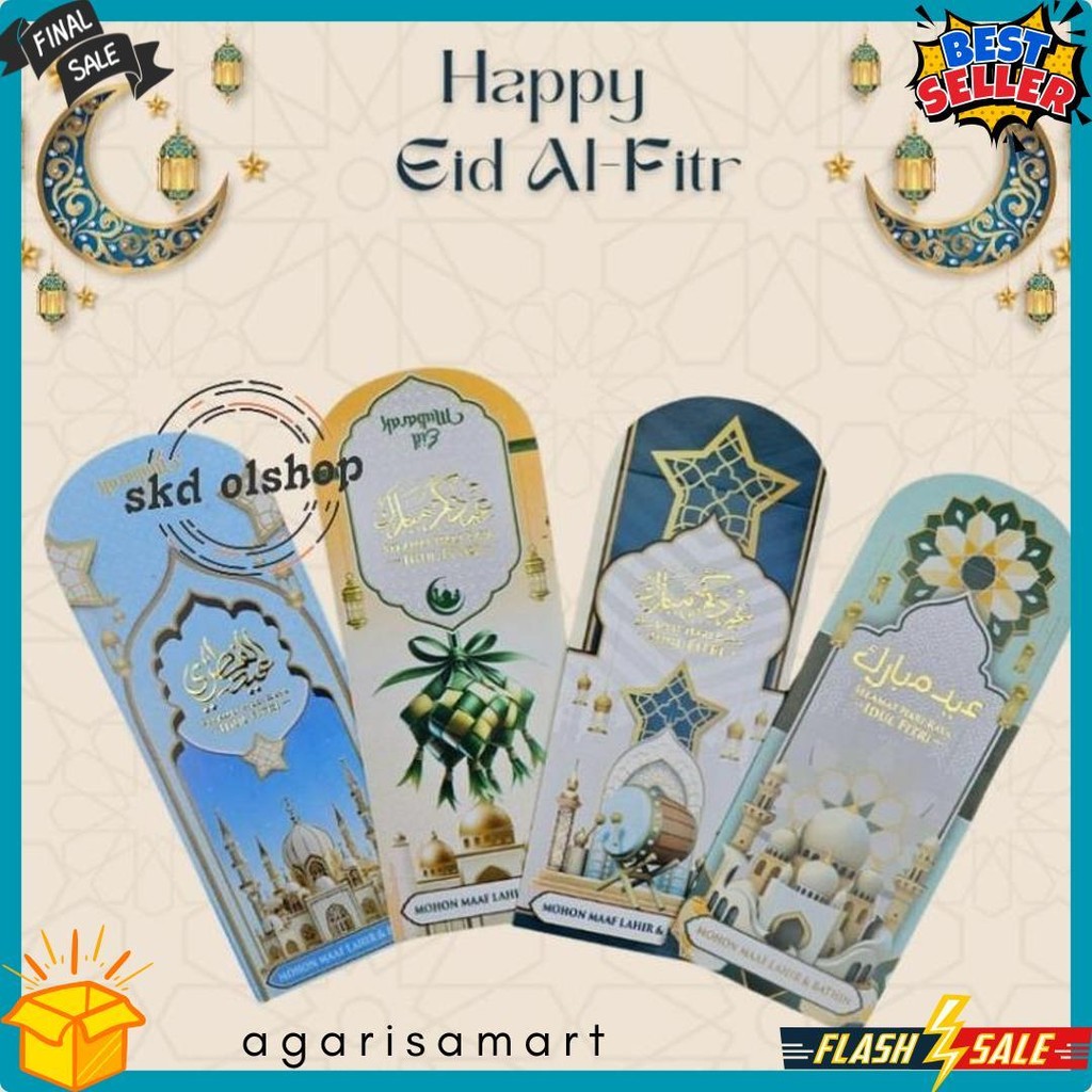 

Amplop Lebaran Angpau Lebaran Prmium Poly Embos Df2 Ukuran Panjang 7,5 X 16 Cm(Isi 25 Lembar) Diskon Setengah Harga