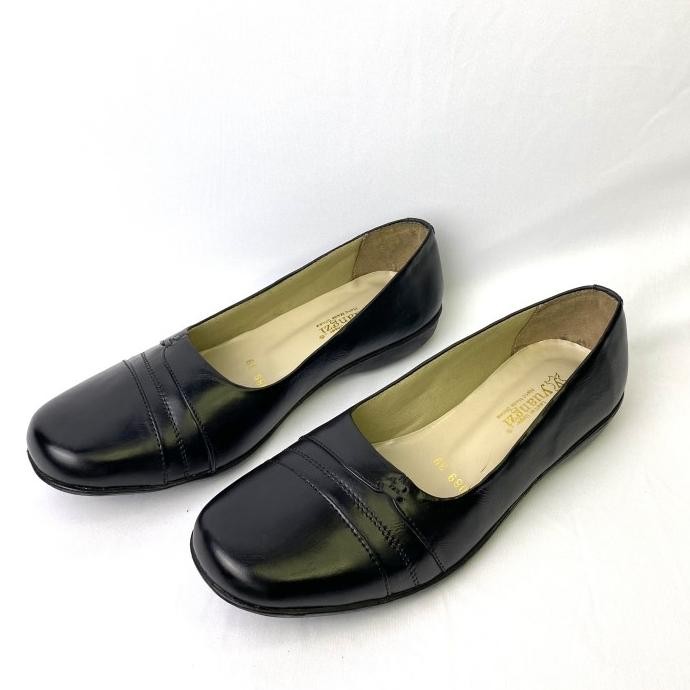 Sepatu Flatshoes Wanita Kulit Sepatu Kerja Flat Wanita Sepatu Kerja Terlaris