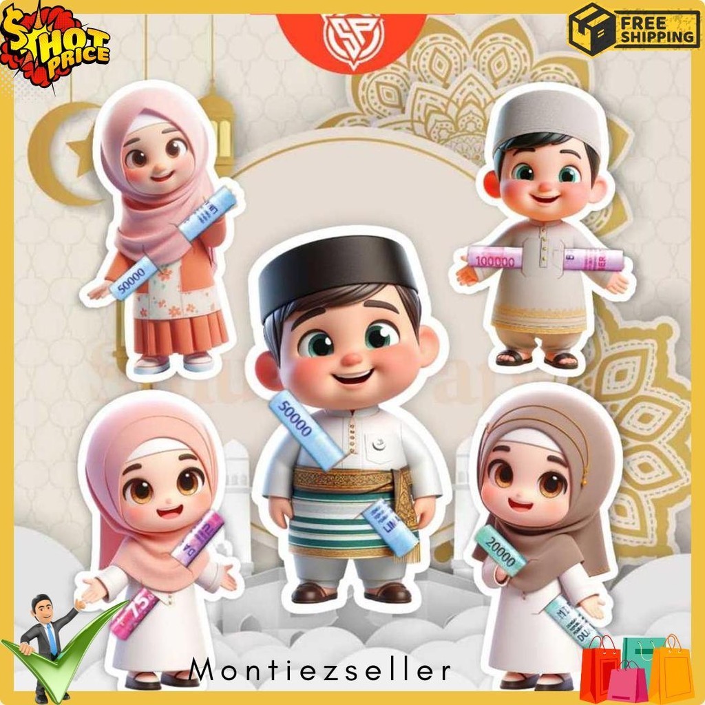 

10 Pack Amplop Lebaran Amplop Karakter Angpao Thr Amplop Surprise Lebaran 2025 Terlaris! Produk Ini Banyak Dicari