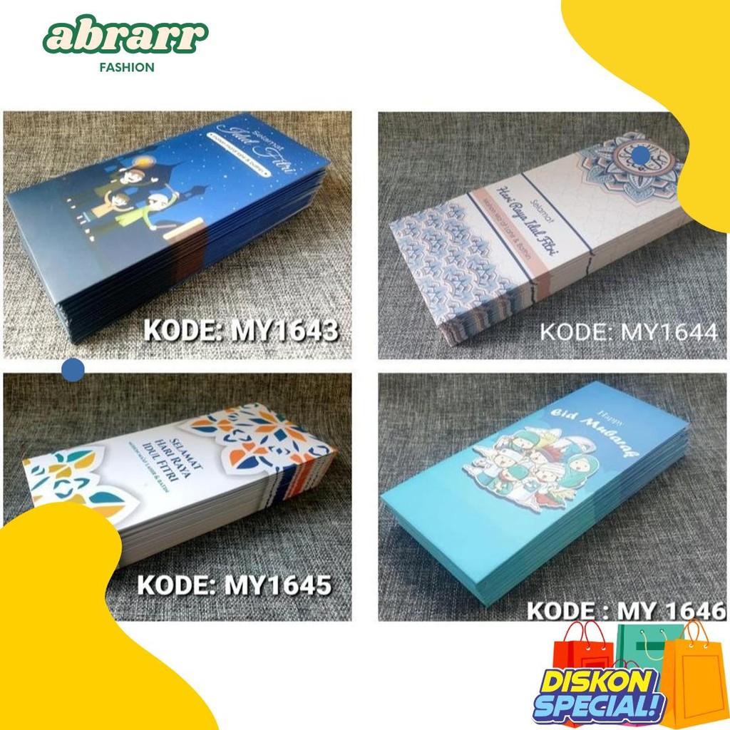 

Amplop Lebaran Exclusive - Angpau Uang Kode My1638 Diskon