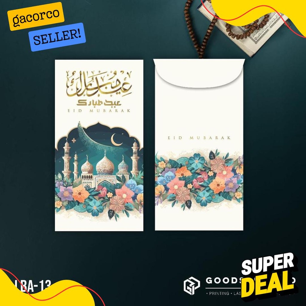 

6 Pcs Amplop Lebaran Angpao Idul Fitri | Angpau Thr Lebaran Custom Nama Terlengkap Dan Termurah