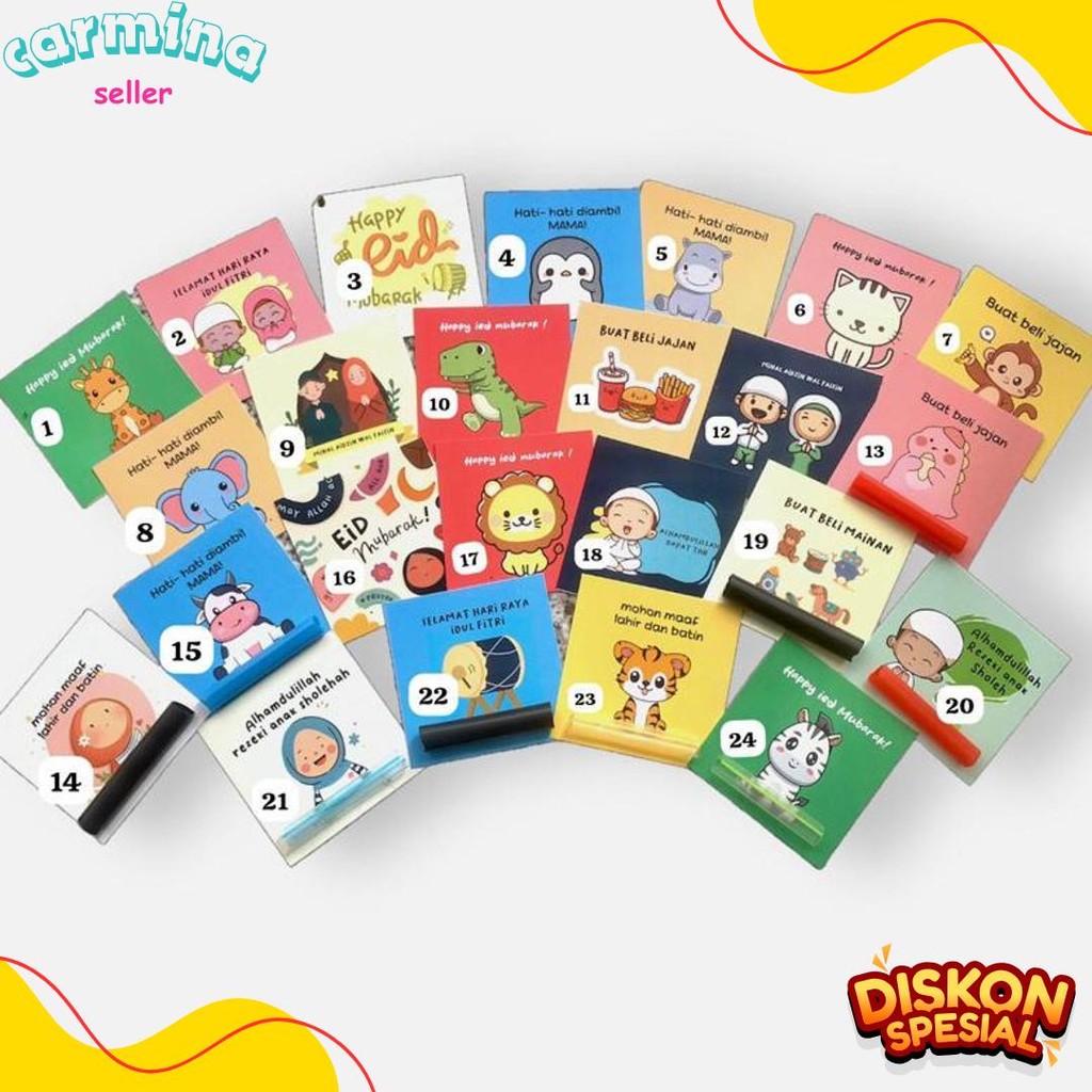 

(100Pcs) Amplop Lebaran Unik Lucu Grosir Uang Diluar Terlaris! Produk Ini Banyak Dicari