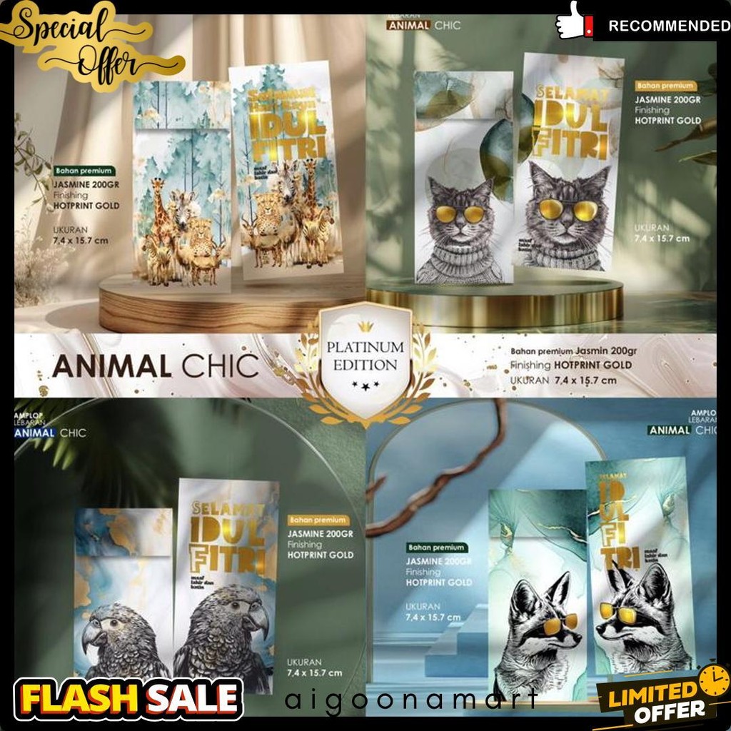 

Amplop Lebaran Platinum Edition (Isi 40 Pcs) | Bahan Premium Jasmine | Isi 4 Desain Sesuai Tema Terlengkap Dan Termurah
