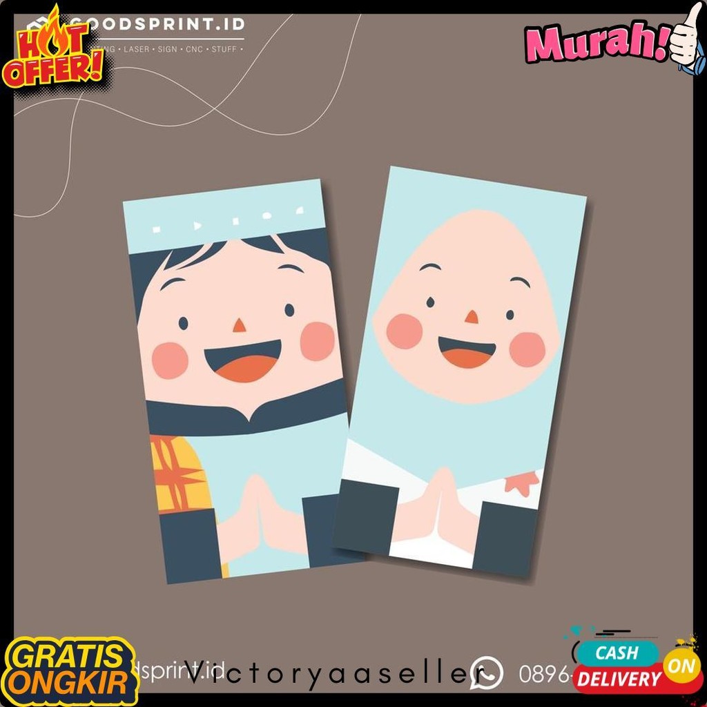 

6 Pcs Amplop Lebaran Idul Fitri Lucu / Amplop Thr Lebaran Karakter Anak Ready Stock Terlaris! Produk Ini Banyak Dicari