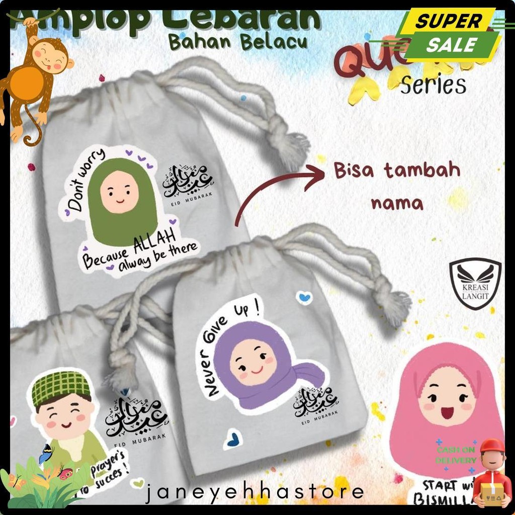 

Pouch Serut Angpao Edisi Lebaran | Amplop Lebaran | Angpau Lebaran | Bisa Input Nama Dan Tulisan Diskon