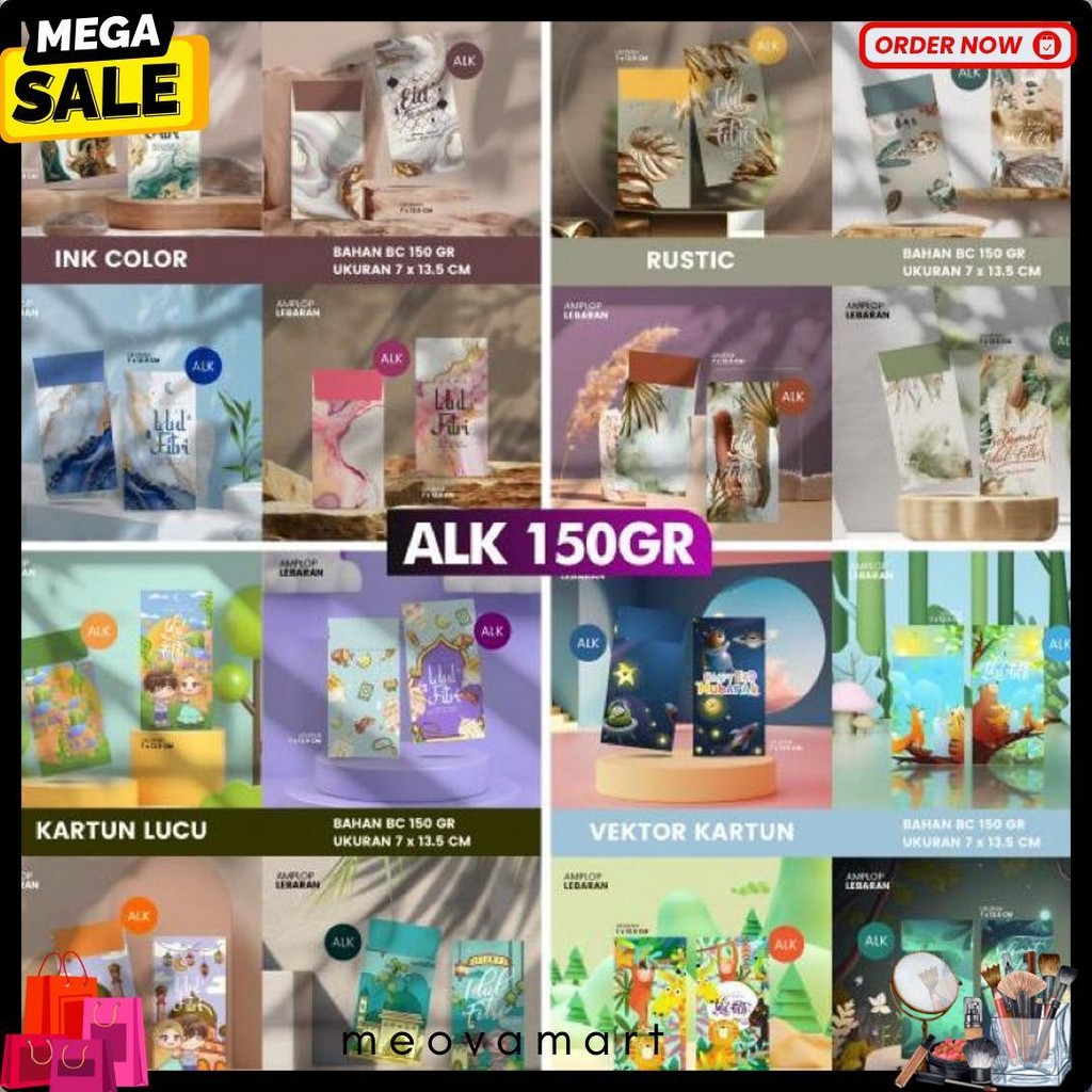 

Amplop Lebaran Murah (Isi 100Pcs) | Bahan Aster 150Gr | Isi 4 Desain (Sesuai Tema) | Grosir Amplop Flash Sale! Diskon Hingga 70%
