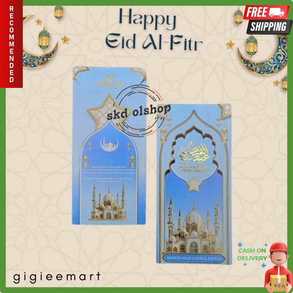 

Amplop Lebaran Angpau Lebaran Prmium Poly Embos Df2 Ukuran Panjang 7,5 X 16 Cm(Isi 25 Lembar) Diskon