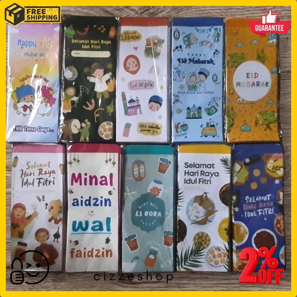 

Promo 20 Pack Isi 200 Amplop Lebaran Jumbo /Packet ..7X18 Terlengkap Dan Termurah