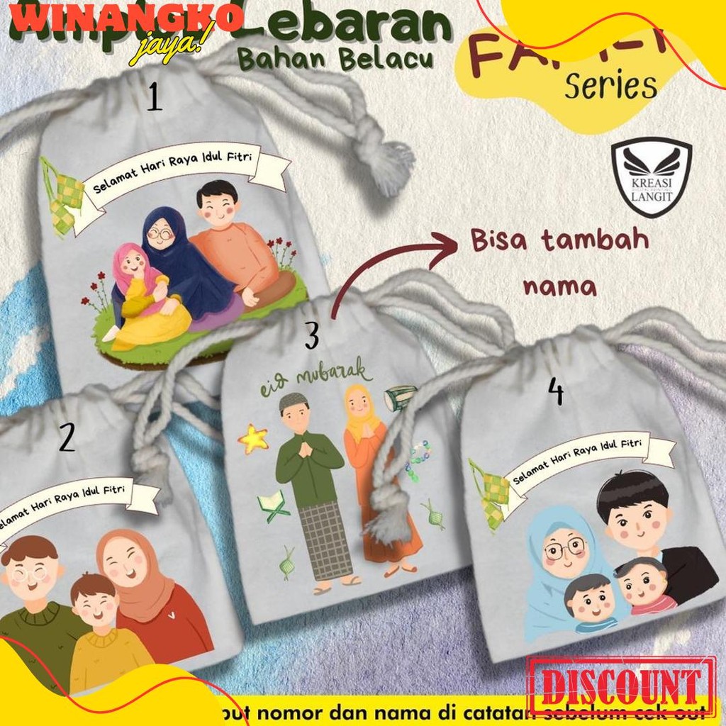 

Pouch Serut Angpao Edisi Lebaran | Amplop Lebaran | Angpau Lebaran | Bisa Input Nama Dan Tulisan Diskon