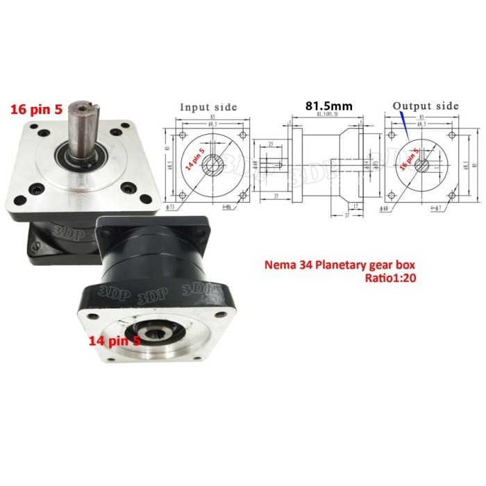 Nema 34 Planetary Gearbox