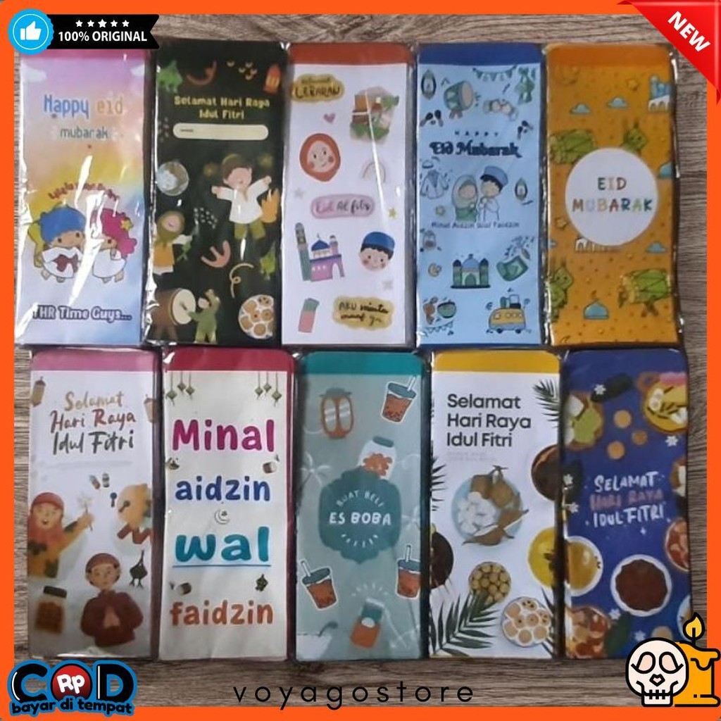

Promo 20 Pack Isi 200 Amplop Lebaran Jumbo /Packet ..7X18 Diskon