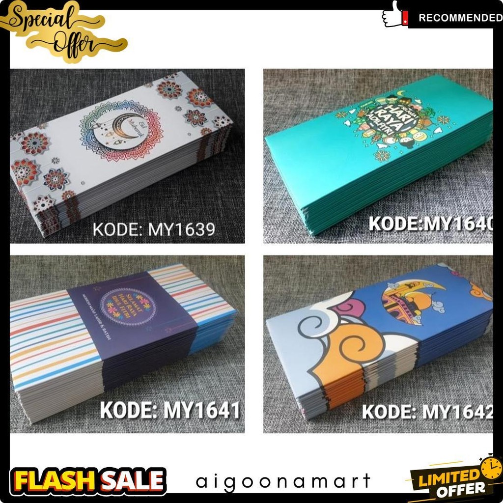 

Amplop Lebaran Exclusive - Angpau Uang Kode My1638 Terlaris! Produk Ini Banyak Dicari