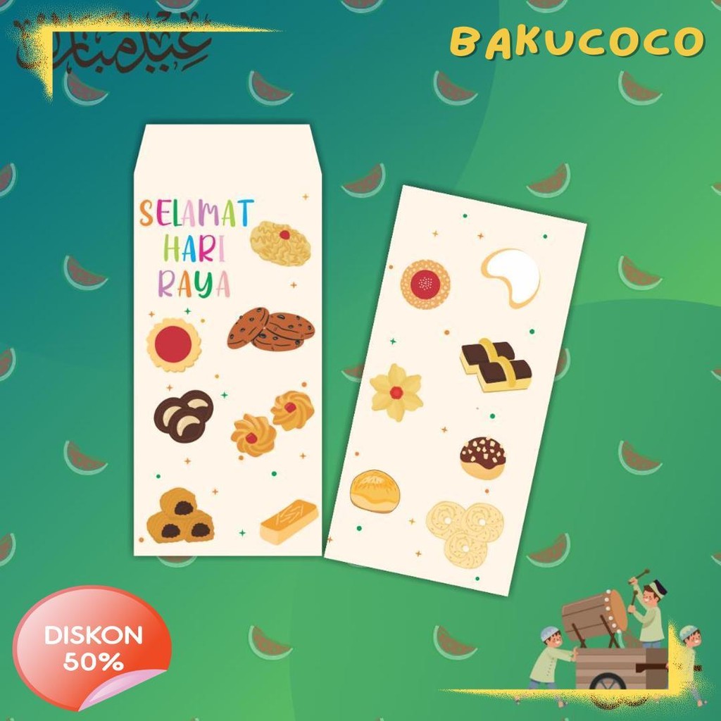 

50 Angpao Lebaran Idul Fitri / Amplop Lebaran 2025 Diskon