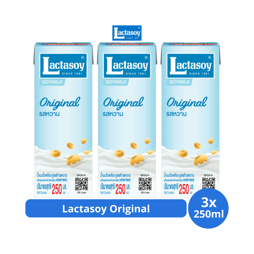 

Lactasoy Original 250ml x 3 pcs