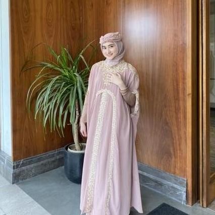 BEST SELLER AMIRA GAMIS KAFTAN GRATIS MANSET TURBAN/ GAMIS KAFTAN AMIRA GRATIS INER