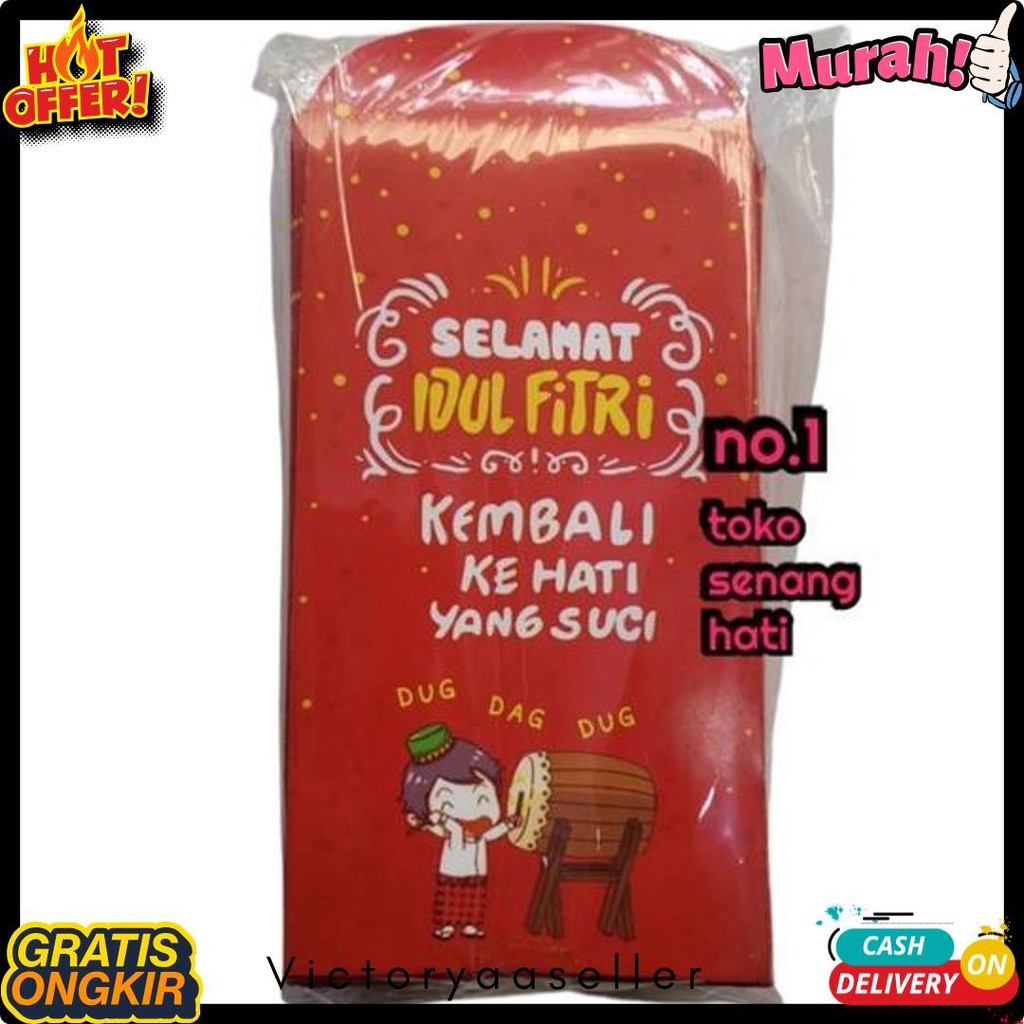

Amplop Lebaran Premium Panjang Isi 100 Pcs / Angpao Lebaran Diskon