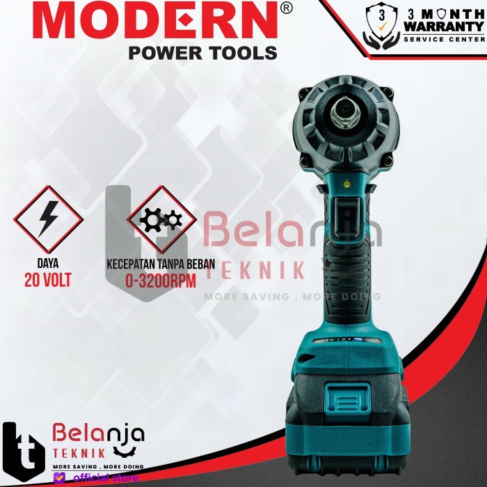 Modern Cordless Impact Wrench M 65 Pembuka Baut Baterai M65 M-65