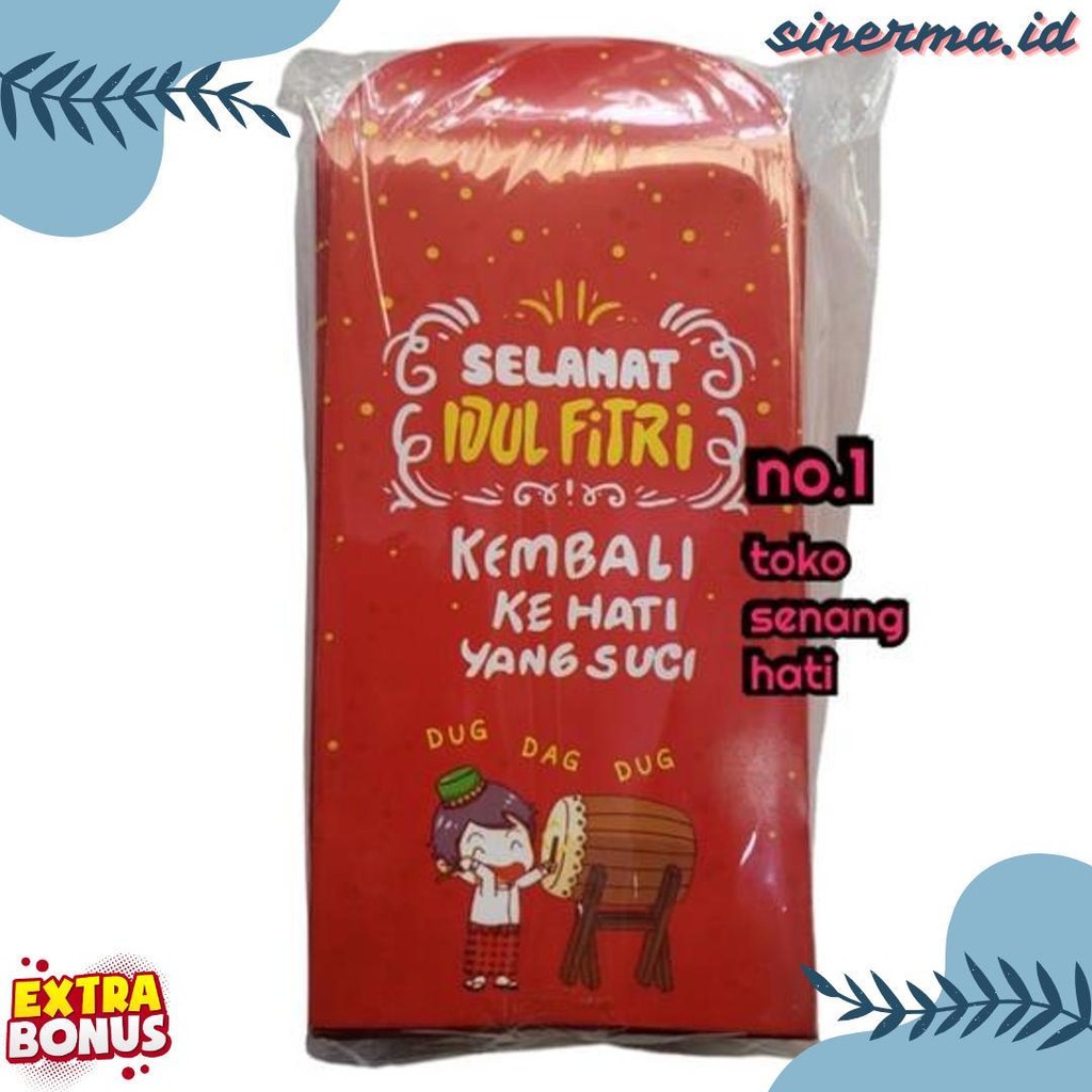 

Amplop Lebaran Premium Panjang Isi 100 Pcs / Angpao Lebaran Diskon