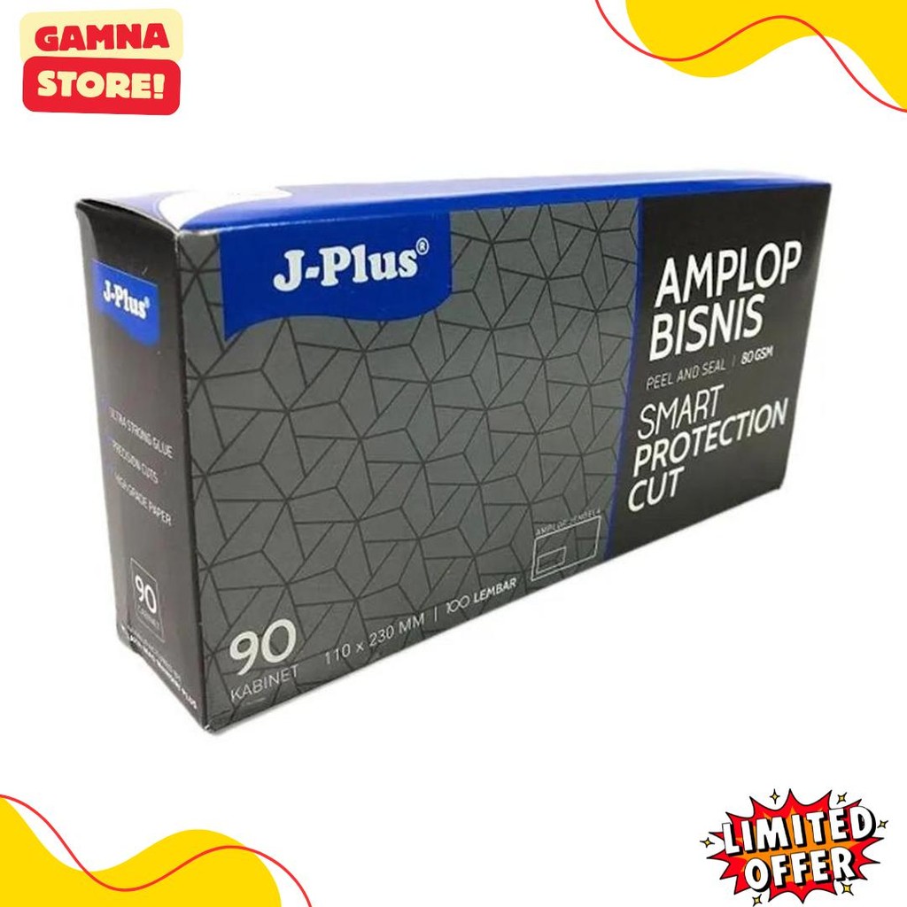

Amplop Putih Window Jendela Kiri Jplus 90 Cabinet 80 Gsm Isi 100 Lembar Diskon