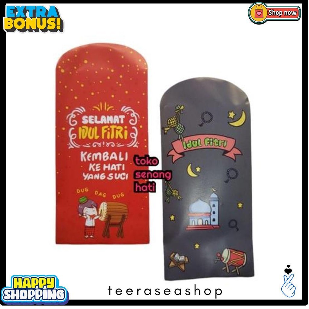 

Amplop Lebaran Premium Panjang Isi 100 Pcs / Angpao Lebaran Terlengkap Dan Termurah