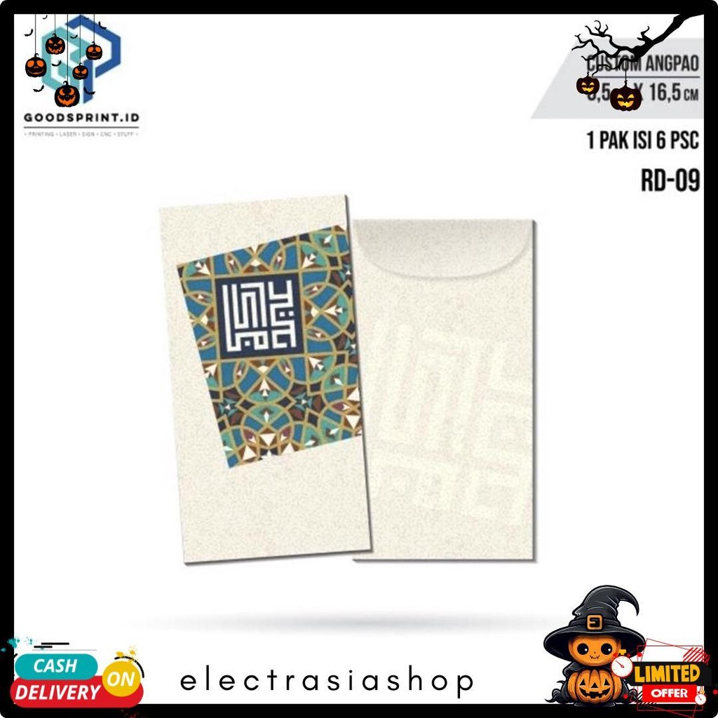 

Amplop Thr Lebaran / Amplop Lebaran Idul Fitri Isi 6 Pcs / Amplop Ukuran 16X8 Cm Diskon