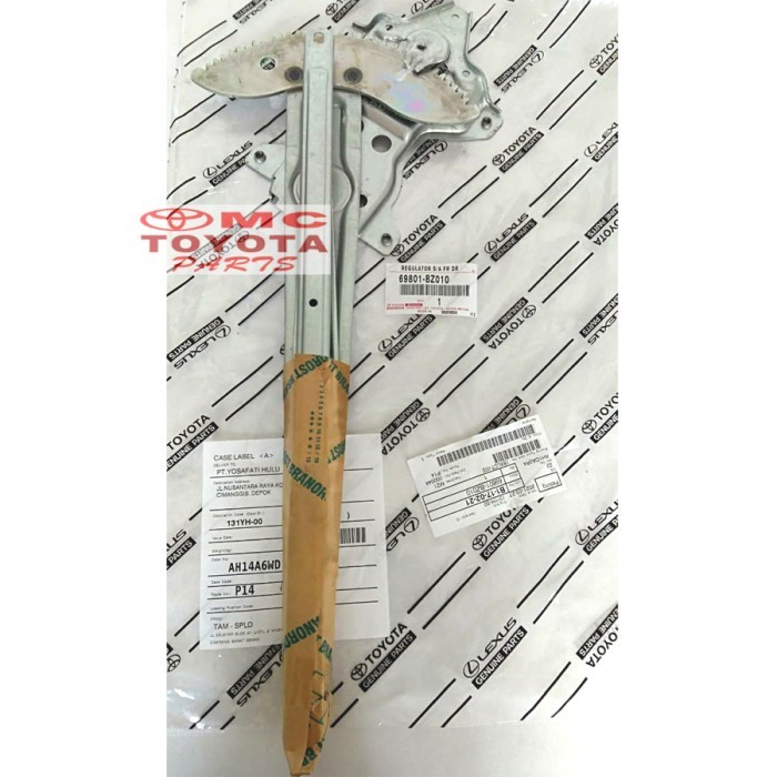 Regulator Power Window / Pintu Depan Kanan Avanza 69801-Bz010