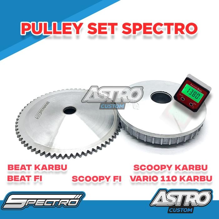 Pulley Rumah Roller Beat Fi Scoopy Fi Karbu Vario 110 Non Esp Upgrade Bubut Motorcycle