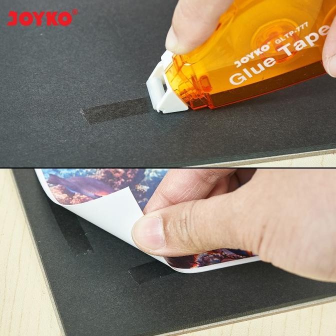 

JOYKO GLUE TAPE DOUBLE TAPE 8 METER ALAT LEM KERTAS ROLLER [12PCS]