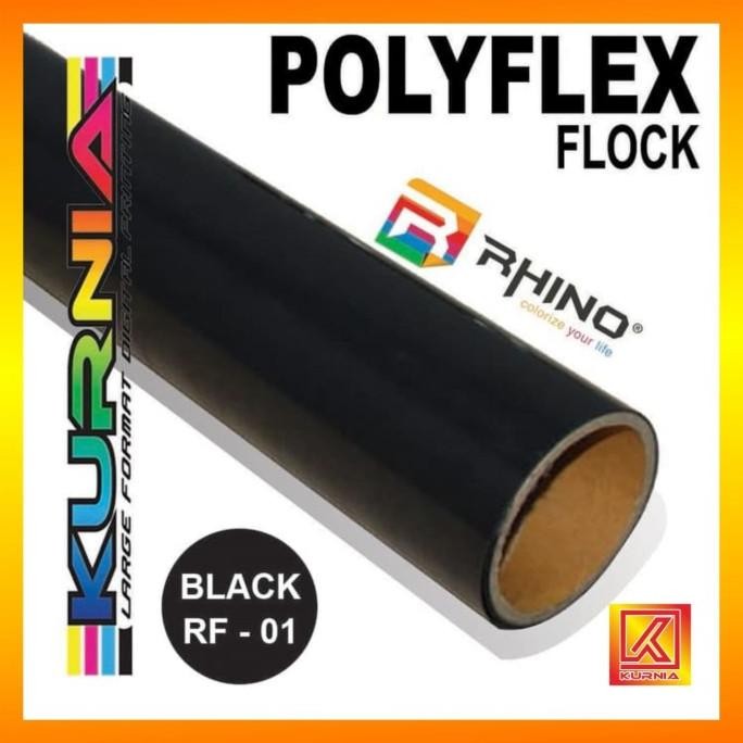 POLYFLEX RHINO FLOCK BLACK