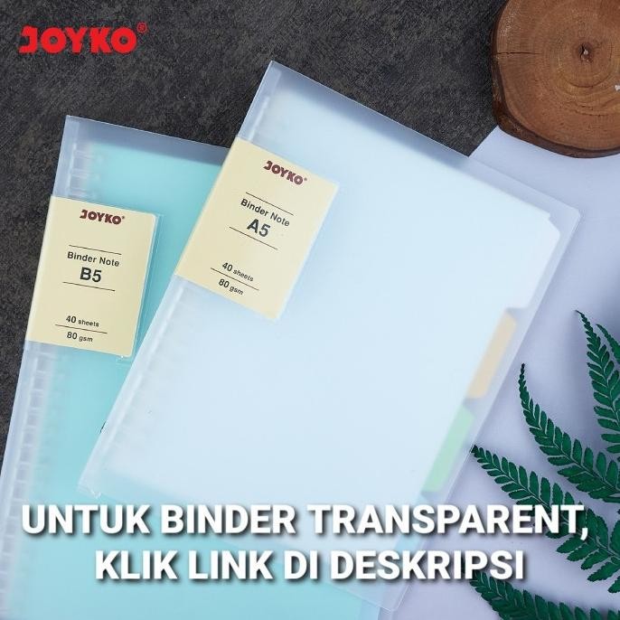 

Joyko Binder Note A5 B5 PASTEL / Buku Tulis Catatan Binder Joyko A5 B5