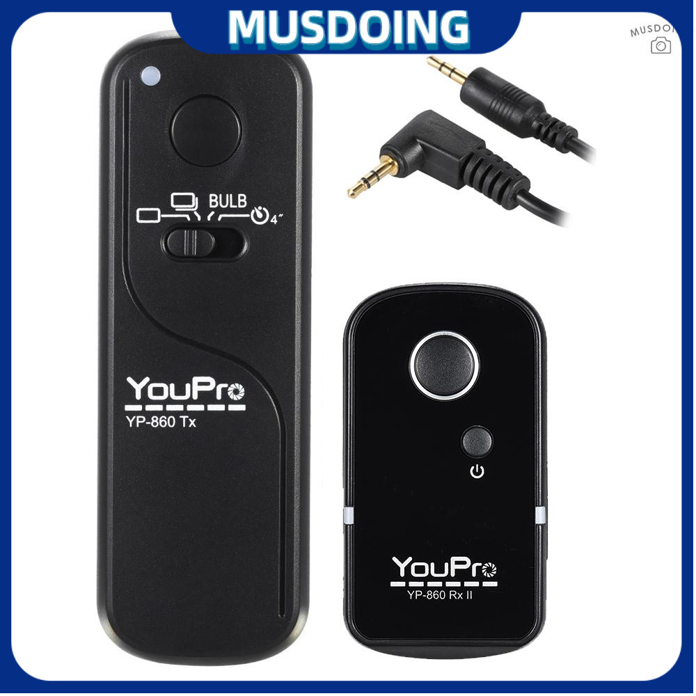 YouPro YP-860 E3 2.4G Wireless Remote Control Shutter Release Transmitter Receiver 16 Channels untuk