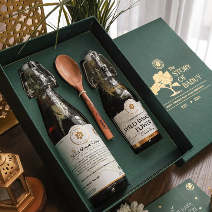 

HAMPERS PREMIUM STORY OF BADUY SERIES - EXCLUSIVE SET MADU HUTAN MURNI ASLI OH,HONEY