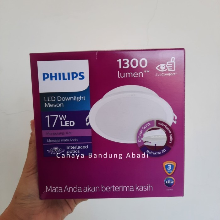 JUAL Philips Lampu Downlight LED Meson 17 Watt 17W Inbow