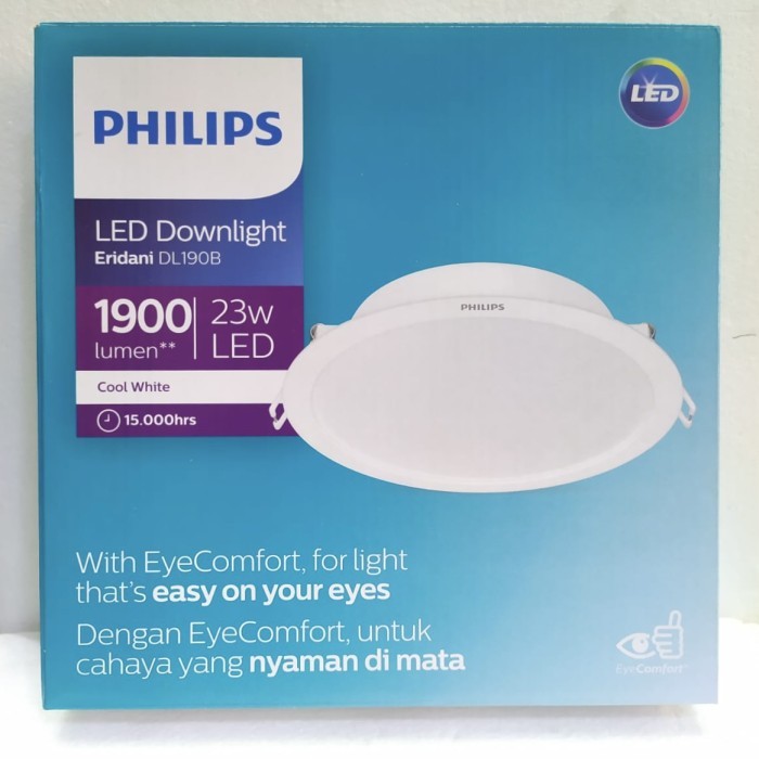 HARGA DISKON Downlight Eridani 23 Watt Gen3 DL190B 23W Philips 3000K 4000K 6500K Lampu Plafon Inbow