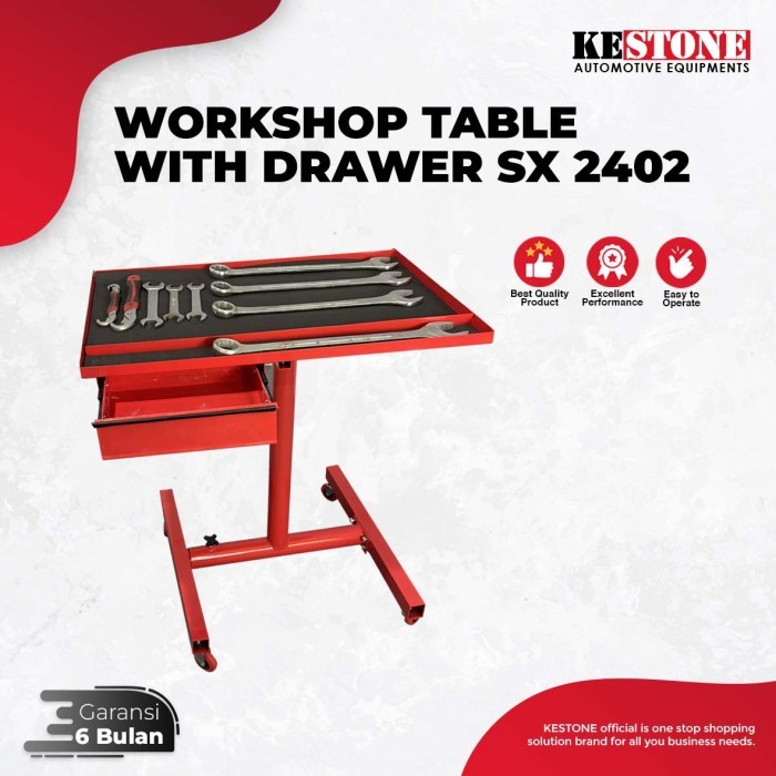 WORKSHOP TABLE WITH DRAWER - MEJA KERJA BENGKEL DENGAN LACI