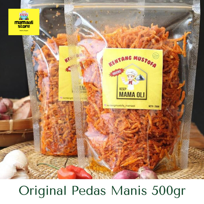 

KENTANG MUSTOFA KERING KENTANG MAMAOLI ORIGINAL PEDAS MANIS 500GR