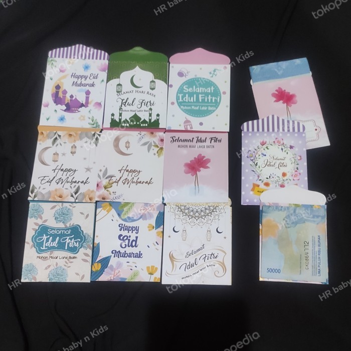 

Grosir amplop lebaran lipat 2 motif hari raya - 100 Elegan