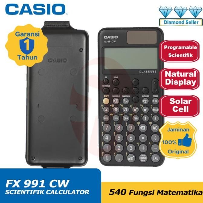 

Terlaris Kalkulator Casio Fx 991 Cw Standard Scientific Ready Stok