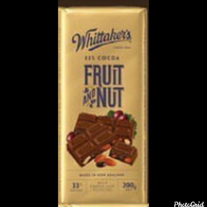 Promo Terbatas Whitaker'S Fruit And Nut Chocolate Bar-Coklat Import Aman