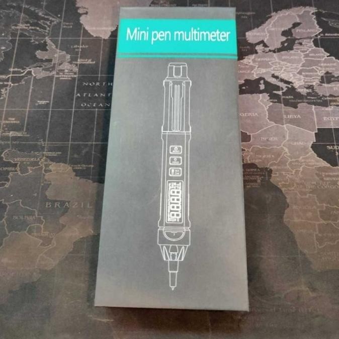 Tespen Digital Multimeter Mini Voltage Tester Pen Multitester Arus Ana Original Dan Terlaris