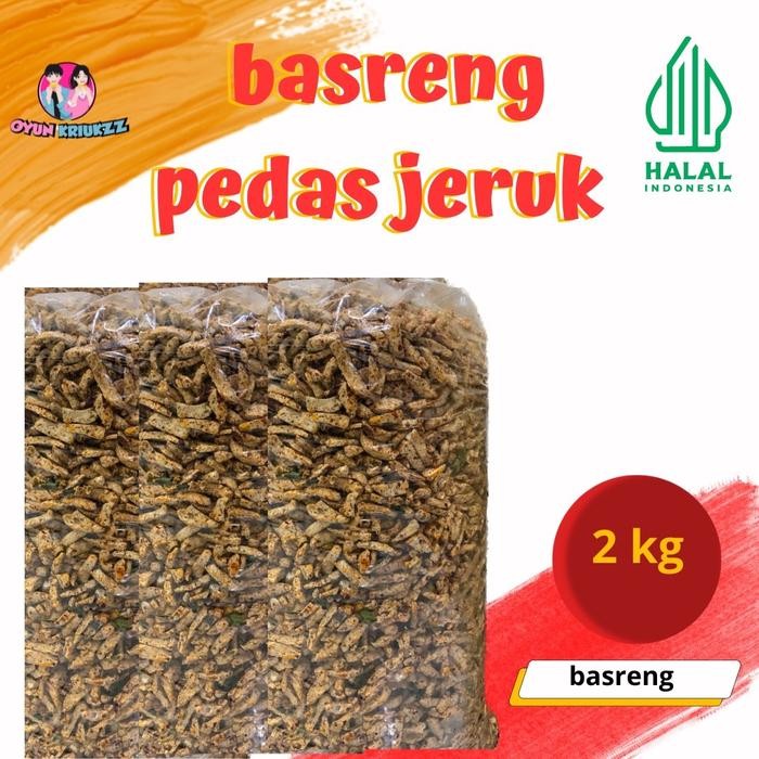 

SNACK BASRENG GORENG PEDAS DAUN JERUK 1 BALL ISI 2 KG RESELLER / BASRENG 1 BALL BEST SELLER ( COD )