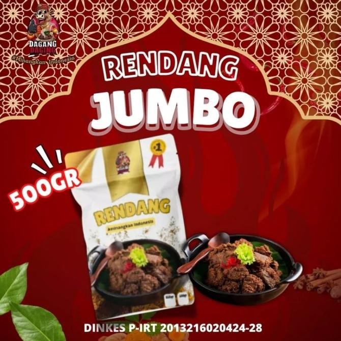 

RENDANG EKO KAYES JUMBO - MEDIUM dagang daging minang padang
