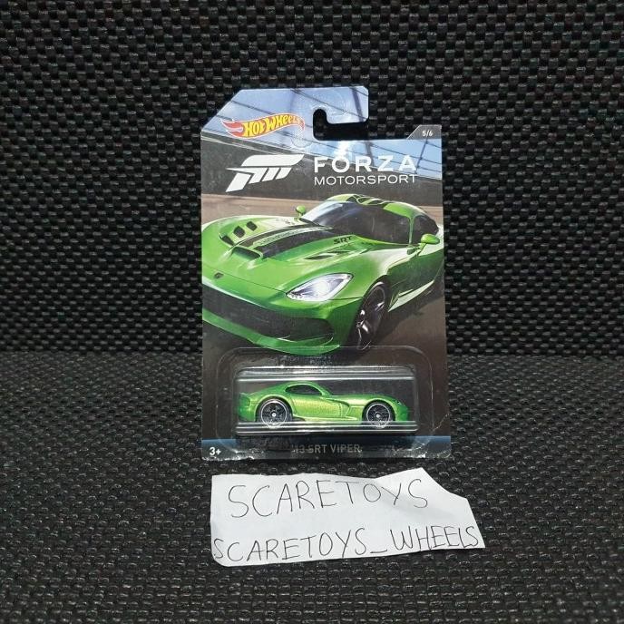 HEMAT HOT WHEELS 13 SRT VIPER HIJAU FORZA MOTORSPORT DODGE VIPER