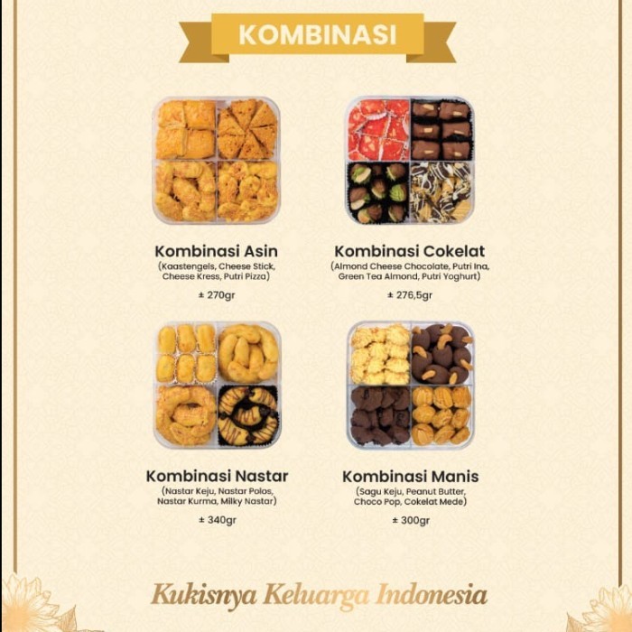 

HAMPERS INA COOKIES PARCEL LEBARAN KUE KERING KOMBINASI ATAU REGULER