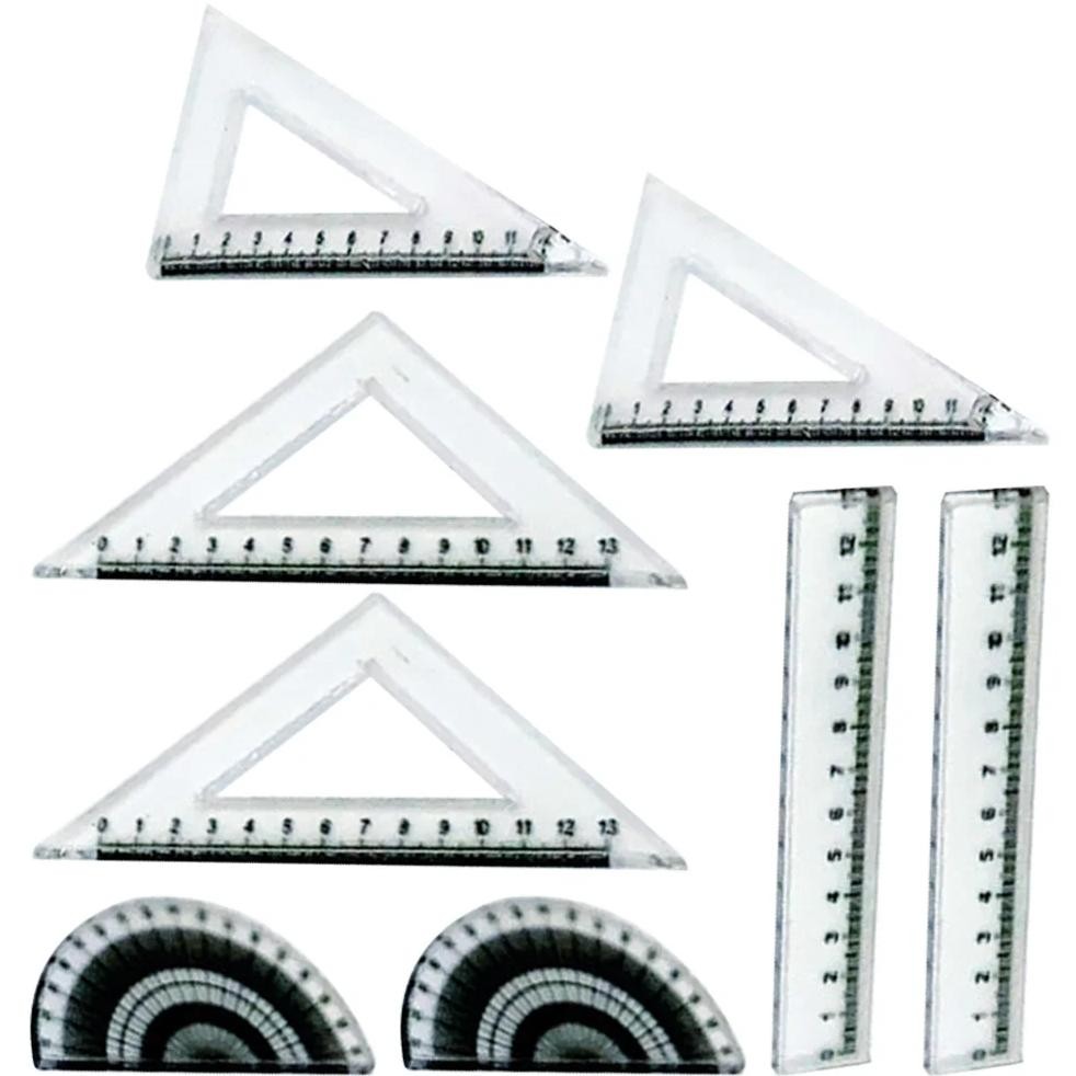 

2 Set of House Miniature Rulers Mini House Scale Rulers Miniature House Rulers Accessories