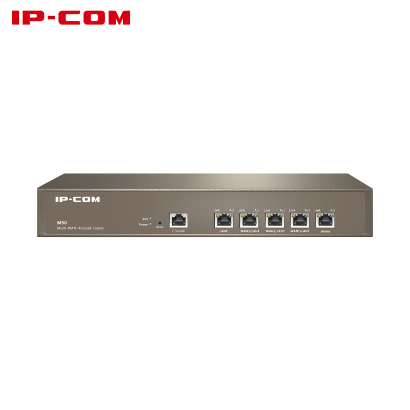 SALE M50 200-Person Enterprise Multi-WAN Hotspot Router Built-in AP Controller Gigabit 1000M RJ45 Su