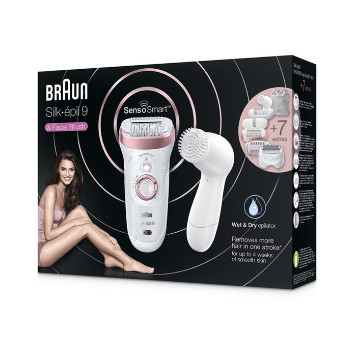 

Braun Silk Epil 9 9880 Epilator Hair Removal for Women with Shaver