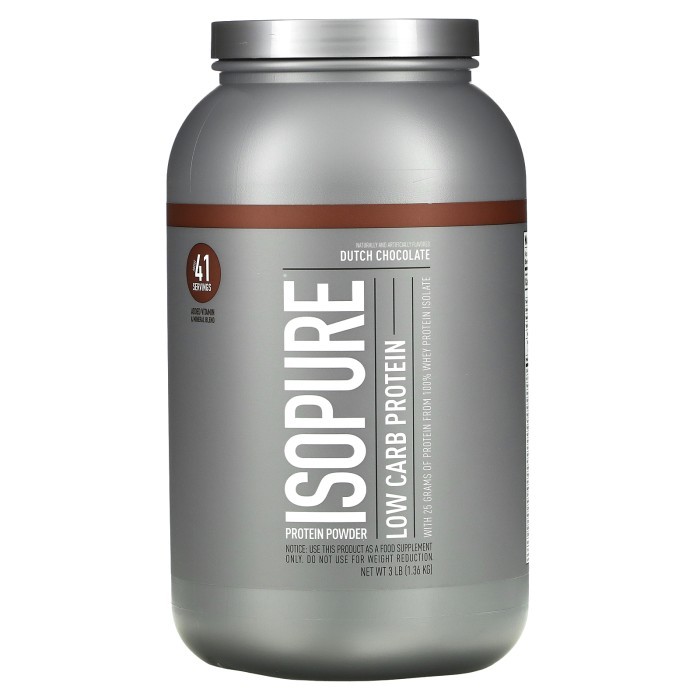 

Isopure Low Carb Protein Powder Dutch Chocolate 3 lb (1.36 kg)